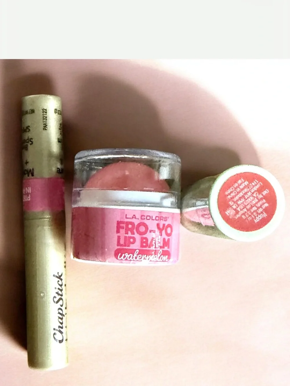 $ Sale L.A Colors Fro-Yo Lip Balm in watermelon Chaodtick lip tint spf 15 PIXI